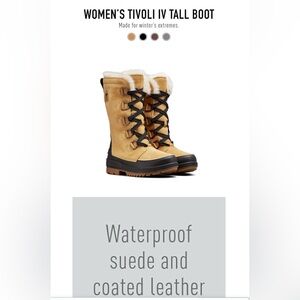 NIB SOREL Tivoli IV Tall waterproof winter boot 9